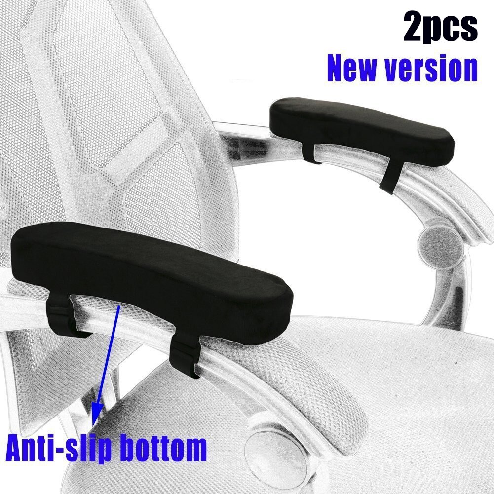 2pcs/set Chair Armrest Pad Elbow Pillow Hand Rest Cushions For Home Office Pressure Relief Seat Armrest Pad Office Accessories