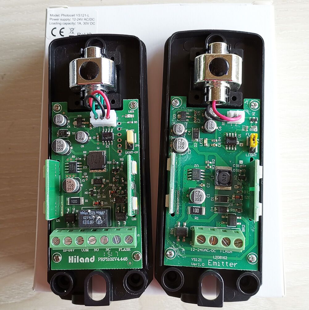 Fotocélula de haz de con lámpara de flash para puerta corrediza, abridor de puerta de garaje con sensor
