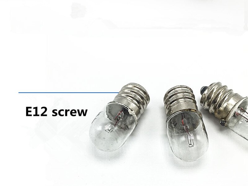 Petite ampoule de vis E12 18V 24V, lampe d&#39;instrument, perles 28V, équipement, 10 pièces/lot