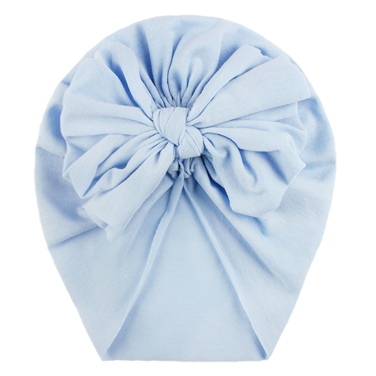 Baby Stuff Accessories Baby Girl Hat With Bow Knot Infant Beanie Solid Big Bowknot Cap For Girls Kid Hats 1PC Warm Cap 0210: B