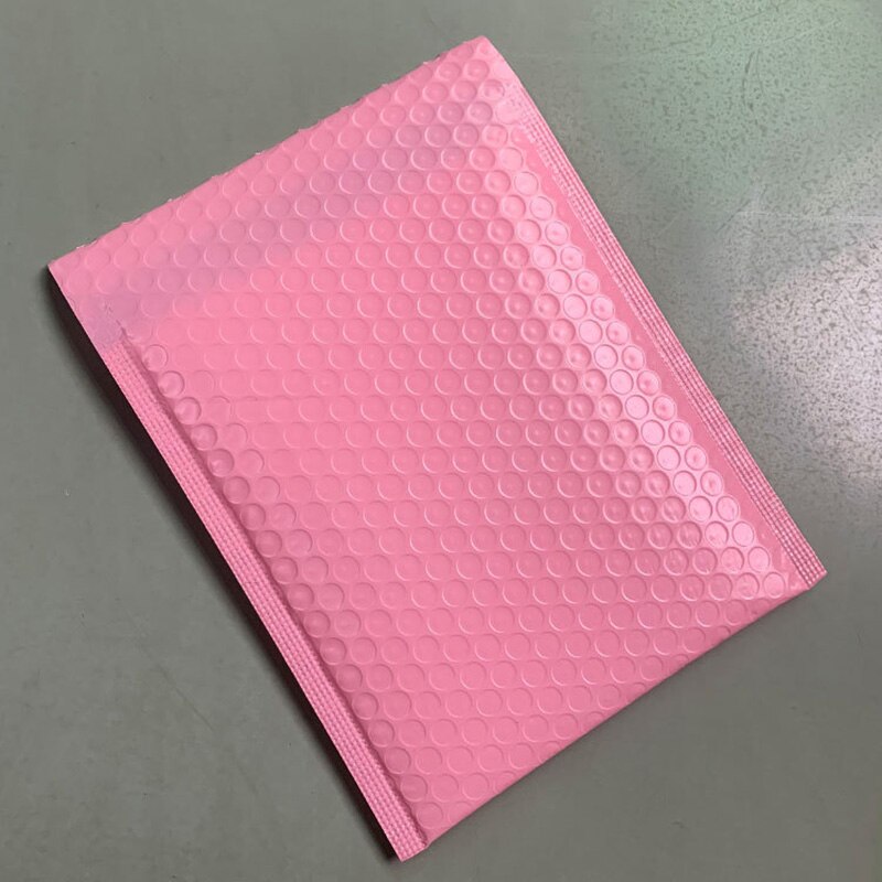 ZK40-sobres acolchados de burbujas para correo, película de perlas de , bolsa de sobre para libro forrado, autosellado, color rosa, 50 Uds.