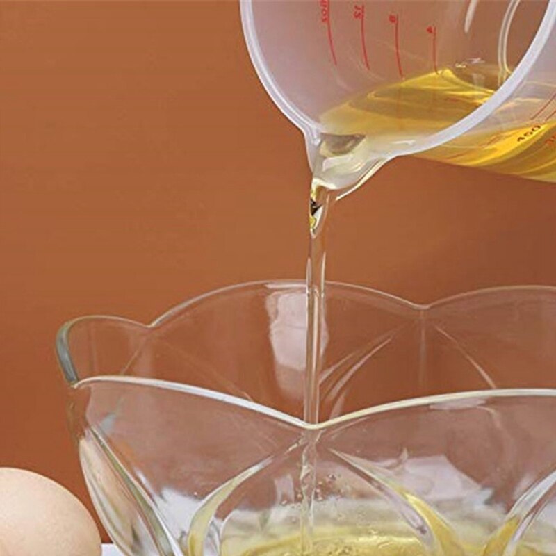 3 Stks/set Maatbeker Gereedschap Container Transparante Keuken Bakken Koffie Keuken Gadgets Accessoires Cups 250 Ml/500 Ml/1000 Ml