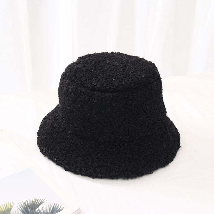 Sombreros de invierno de piel para mujer, gorros cálidos con letras de Panamá, negros y blancos: black1