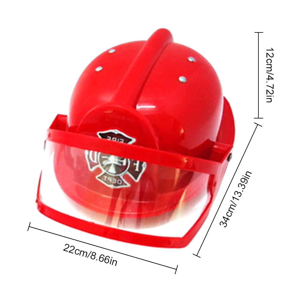 11pcs Fireman Set Firefighter Role Play Costume Dress-Up Accessories Pretend Play Toys Uniforms Helmet Fire Extinguisher Toy