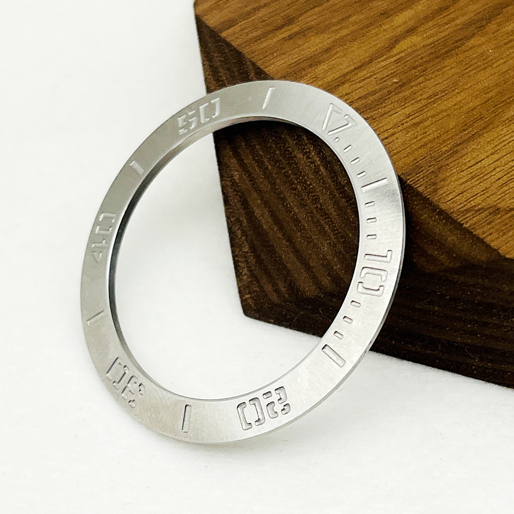41x32mm Samurai Watch Bezel Insert Fit For LX SNR025 SNR027 Samurai King Watch Cases NH35 Case Stainless steel bezel insert Ring: RED