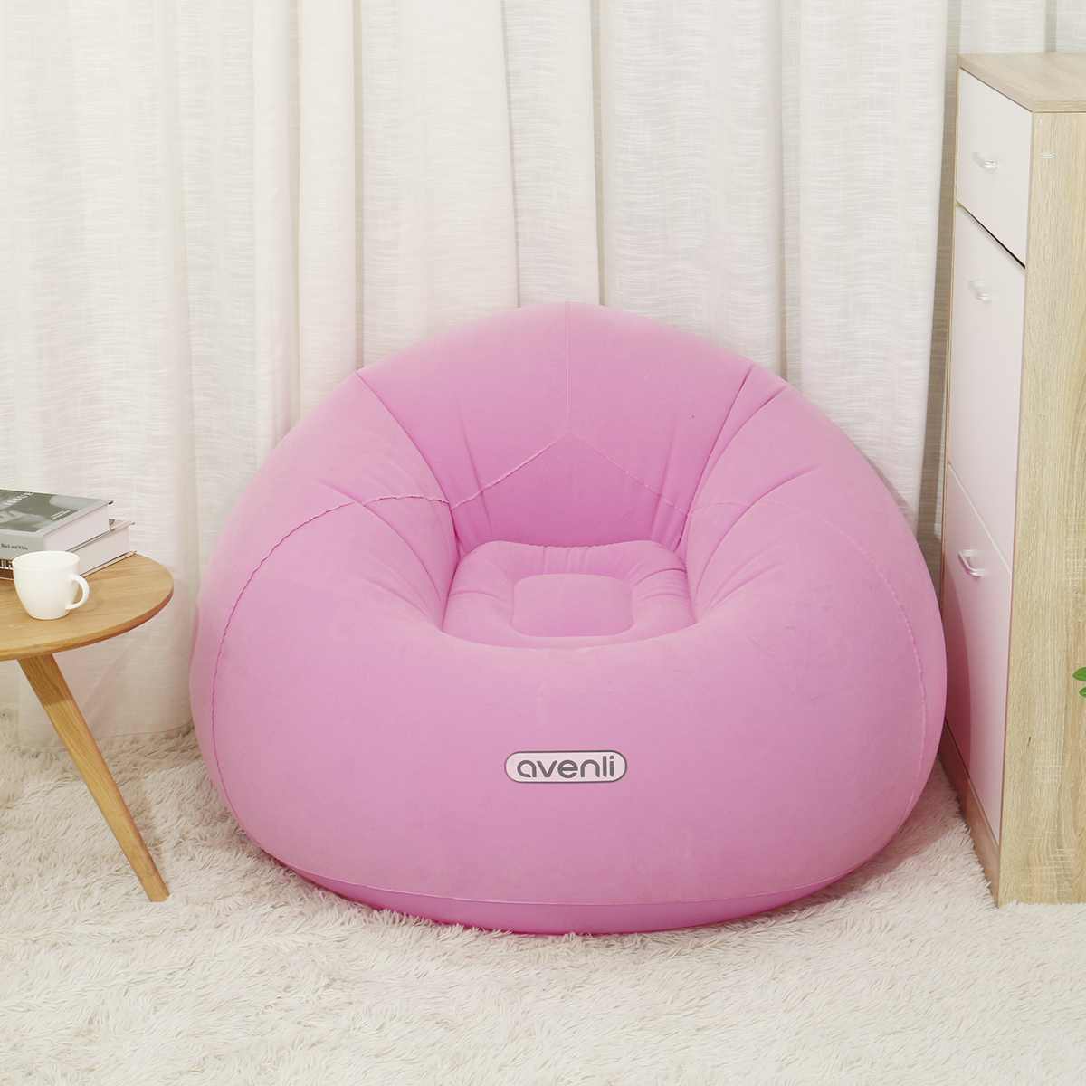 Inflatable Floor Chair for Living Room Janpanese Lazy Sofa Soft Futon Multi Function Furniture