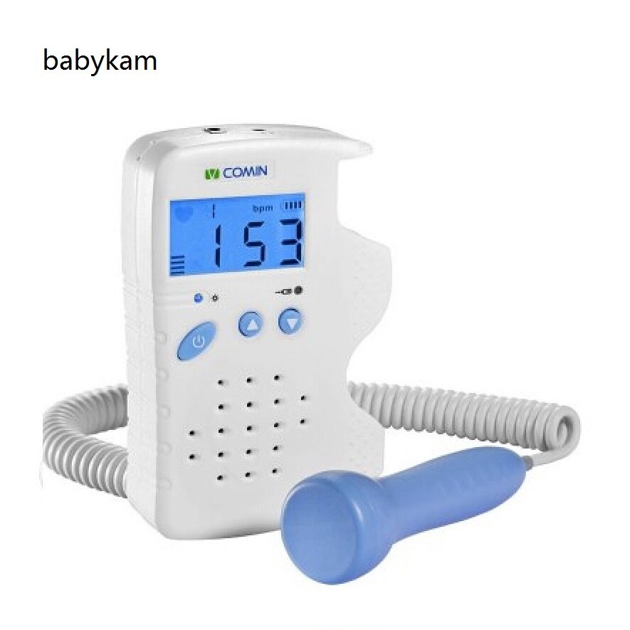 VCOMIN Fetal Doppler 200D+ Prenatal Detection Device Home Use Fetus 1.8 inch LCD Baby Heart Rate Baby Monitor Doppler Fetal