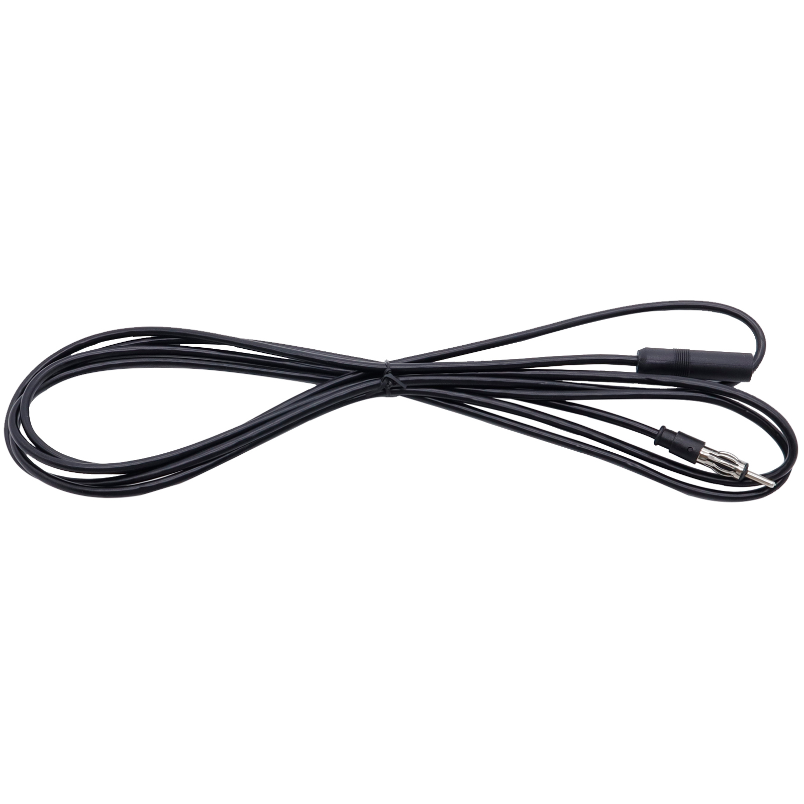 Câble d'extension d'antenne Radio FM 100CM/300CM, accessoire universel Portable, Extension d'antenne de voiture noire, accessoires de voiture: WHITE