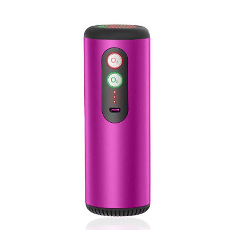Mini générateur d'ozone désodorisant purificateur d'air USB Rechargeable Portable Air espace odeur claire pour chambre de voiture de bureau: Red