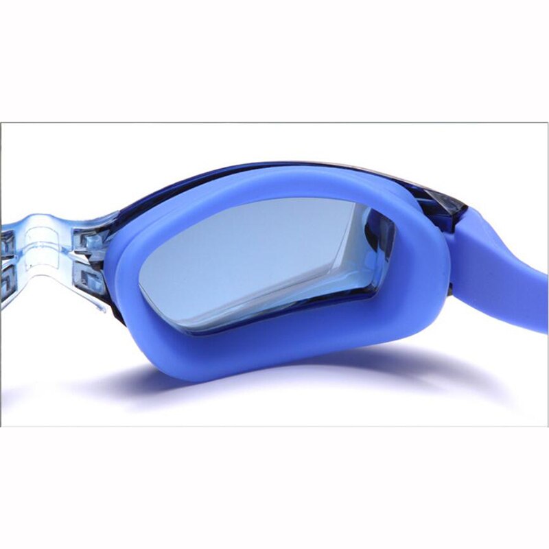 Zwembril voor heren en dames met oordopjes, waterdicht, anti-condens, uv-bescherming, zwembad, watersportbrillen, onderwaterbrillen