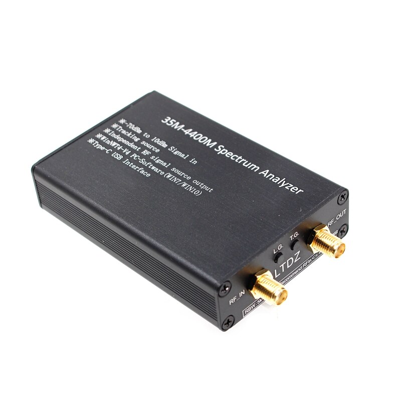 Analyseur de spectre USB LTDZ 35-4400M, Source de Signal avec Module de suivi, outil d&#39;analyse du domaine de fréquence RF avec coque
