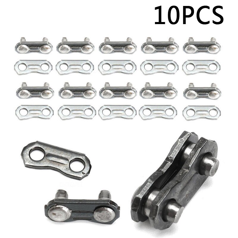 10pcs Steel Chainsaw Chain Joiners Links for JOINING 325 058 Chain 1.5x0.5cm