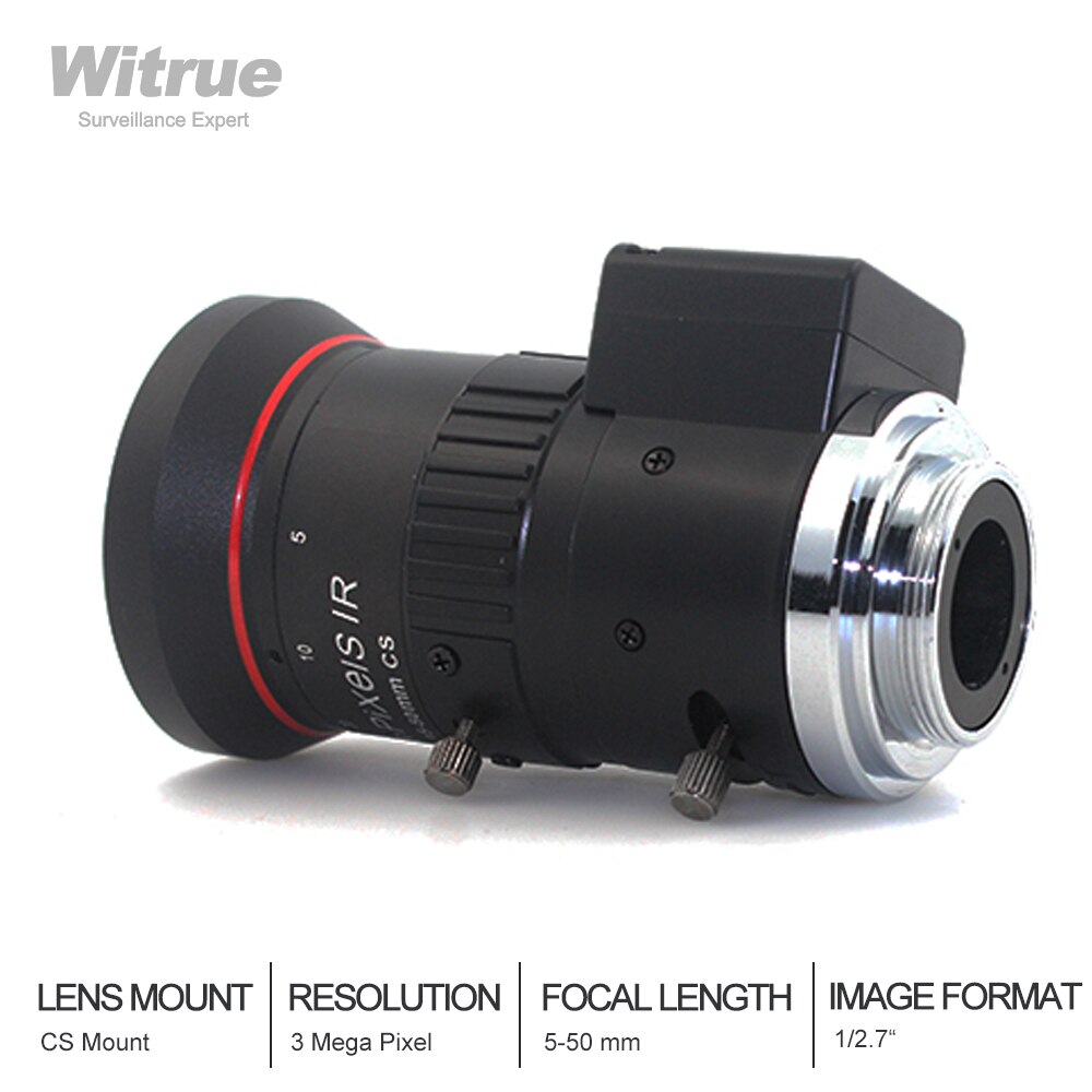 Witrue IP Kamera linsen 5-50mm Vario 3 Meagapixel ... – Grandado