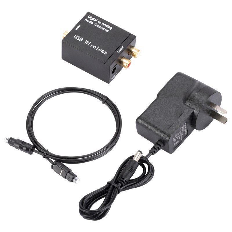 Digitale Audio Analoog Converter Bluetooth-Adapter Optical Fiber Toslink Coaxiale Signaal Naar Rca R/L Audio Decoder dac Versterker: Type 6