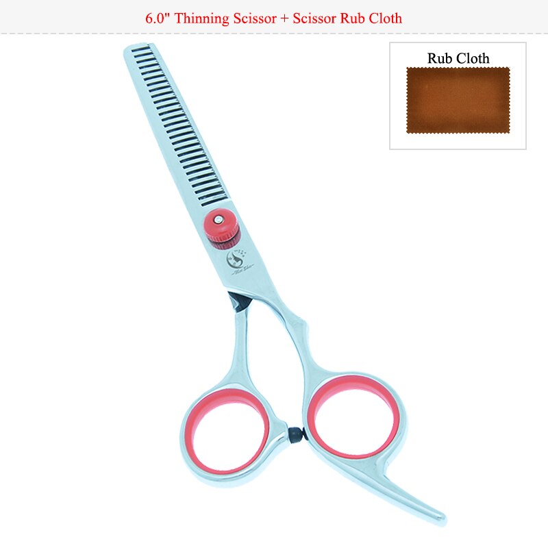 Meisha 6 inch Pet Grooming Scissors Dog Fur Clipper Straight Thinning Curved Shears Puppy Styling Tools B0001A: B0001A-03-60