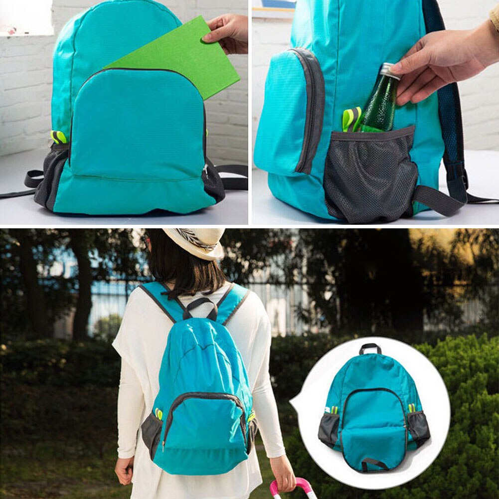 Zaino pieghevole a 8 colori zaino sportivo da esterno di grande capacità zaino da campeggio zaino da pesca borsa da ciclismo per Unisex