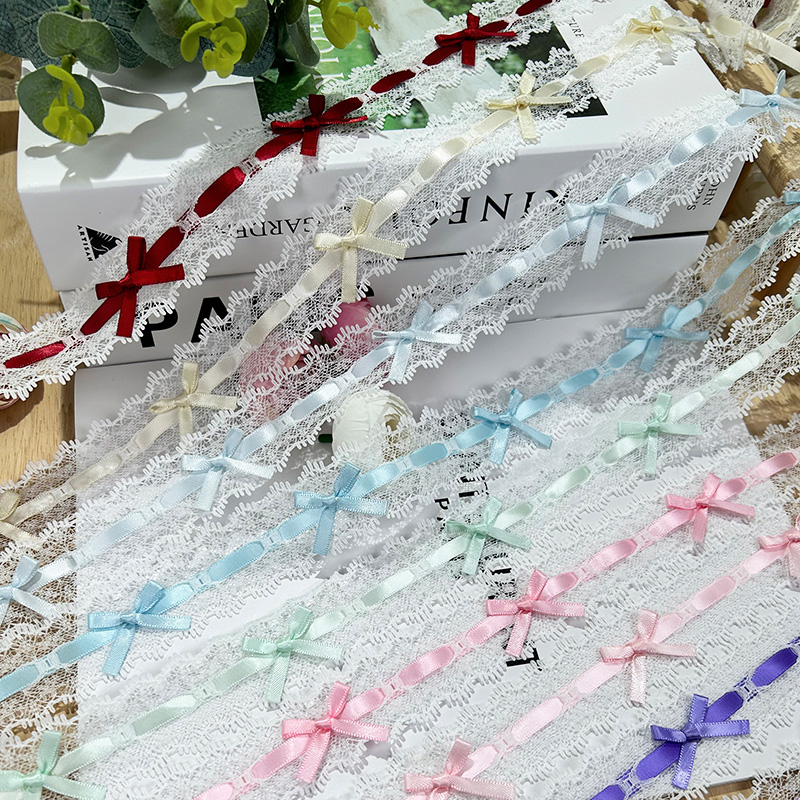 1m rosett plisserad spets handgjord gör-det-själv-dekoration babykläder kjol fåll kläder spets accessoarer gardiner heminredning accessoarer