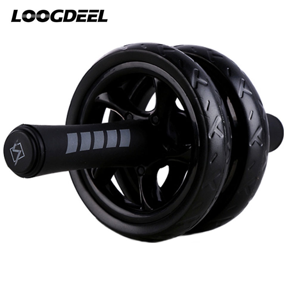 Abs Keep Fitness Wheels No Noise Abdominal Wheel Ab Roller with Mat for Exercise Muscle Hip Trainer Equipment