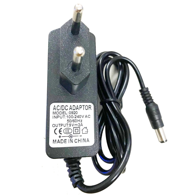 9v 2a 5.5*2.1mm 50-60hz verkkovirtalähde boss katana-mini akkukäyttöiselle kitaravahvistimelle