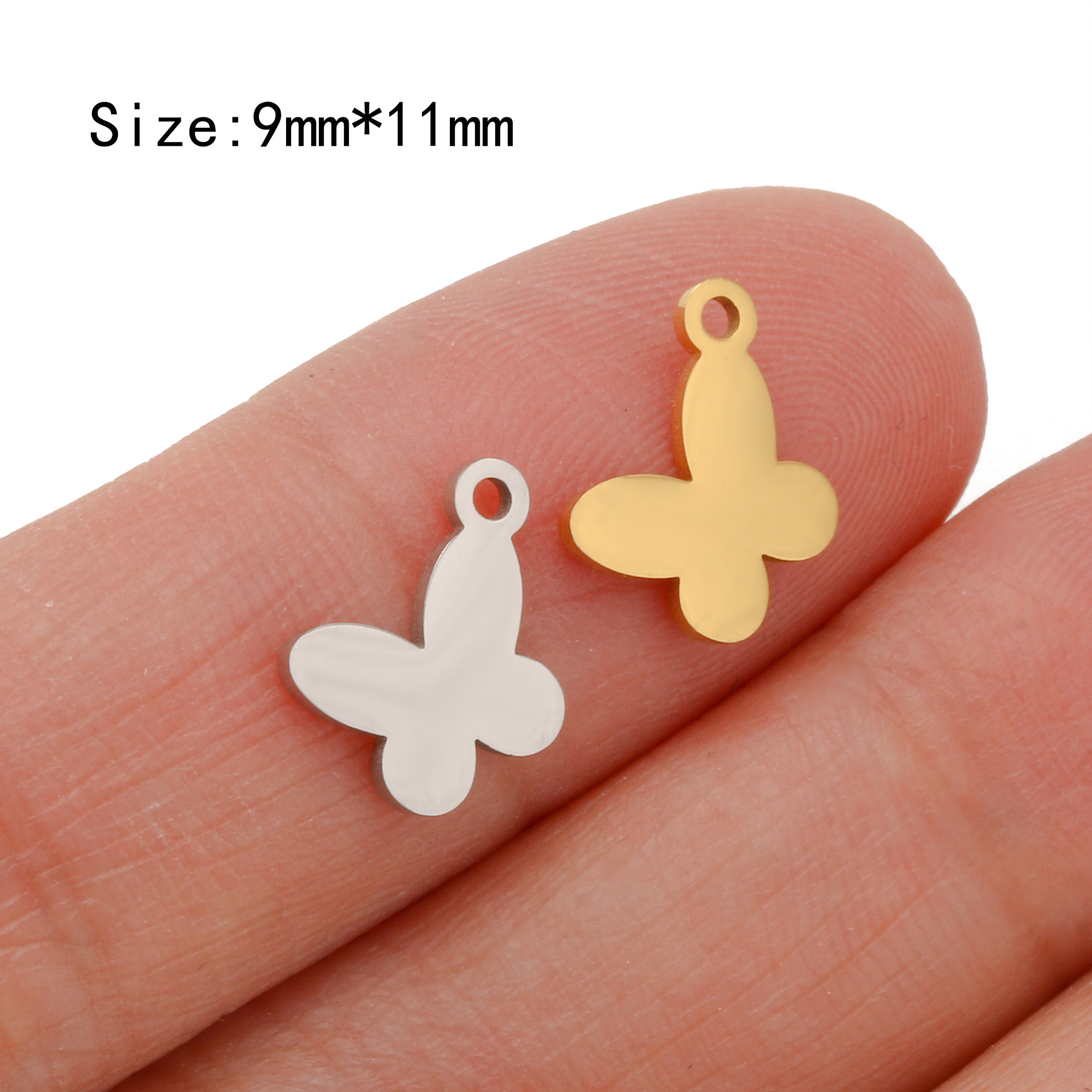 5 Stück Kawaii Mini Qualle/Pilz/Anker/Glückssymbol Charme Kleine Marine Meeresleben Anhänger DIY Armbinde Halskette Schmuckherstellung: Silber / Antikes Silber überzogen