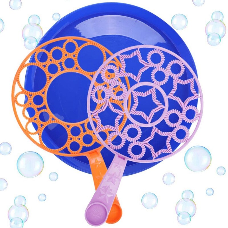3Pcs Big Bubbles Wand Kit Bubble Making Wand Bubble Set Toy for Outdoor Activity & Birthday Party & Games