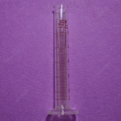 50 ML Messzylinder, Laborglas