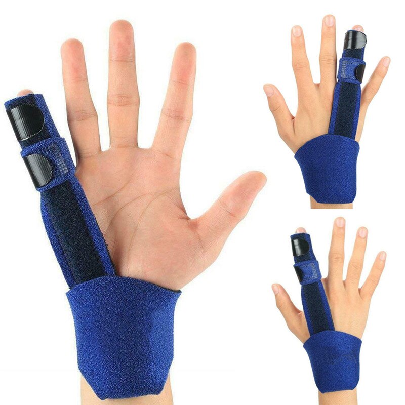 Adjustable Finger Splint Joints Fractures Stabilizer Trigger Finger Hand Support Recovery Brace Protection Fix Injury Aid Tool
