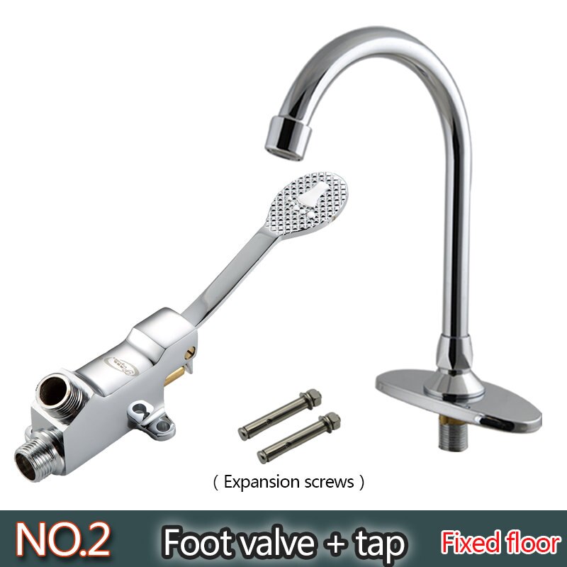 FRÜHLING SOMMER 4/8 fuß Pedal klopfen, fuß treten wasserhahn medizinische Pedal Hand waschen gerät öffentlichen ort fuß Pedal wasser sparen: Nein.2