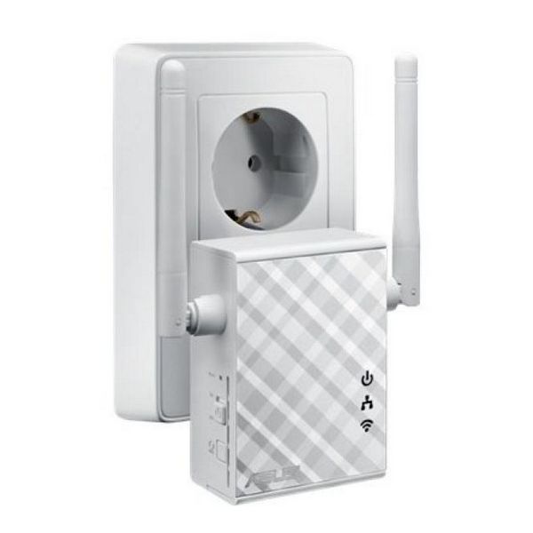 Repetidor de ponto de acesso asus 90ig01x0-bo210 n300 10 / 100 mbps 2x2 dbi
