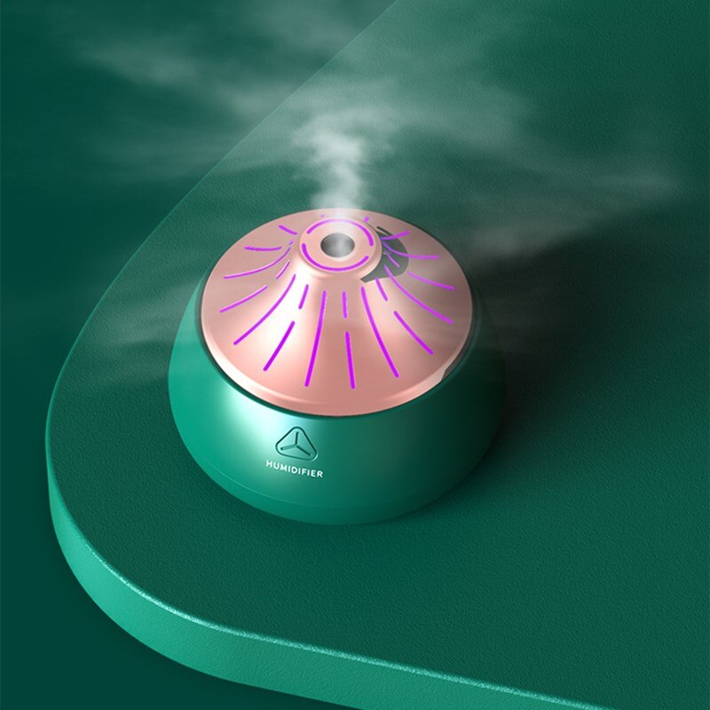 Mini Ultrasonic Air Humidifier Aroma Essential Oil Diffuser for Home Office USB Fogger Mist Maker with LED Night Lamp