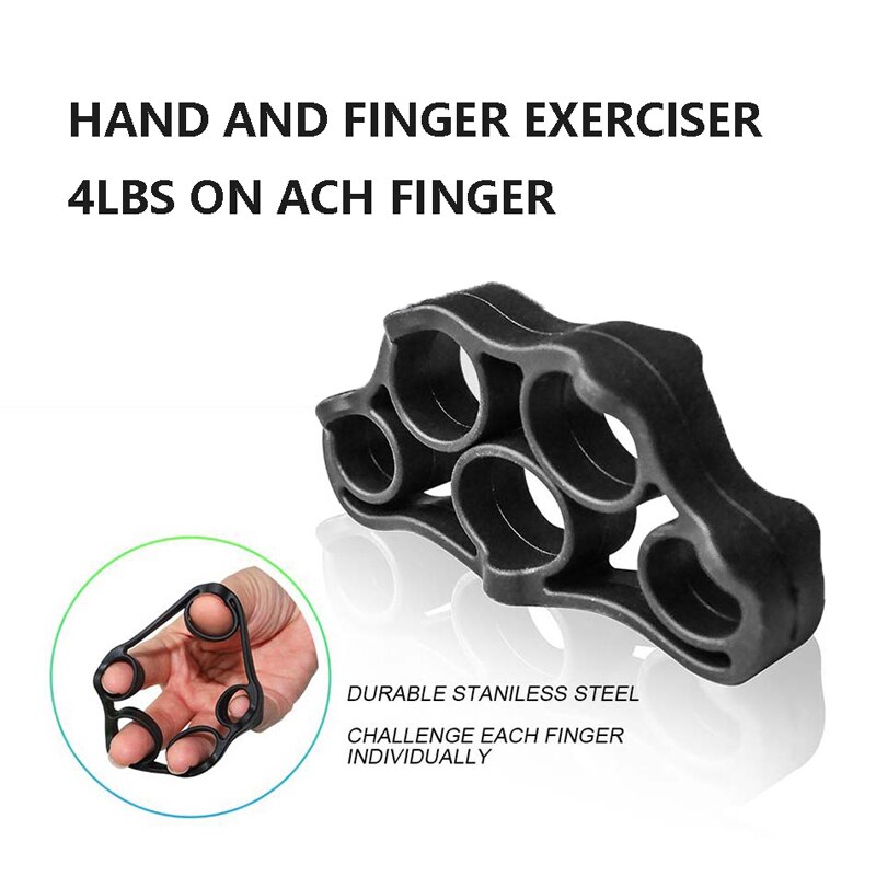 5PC/Set Gripper Fitness Adjustable Hand Grip Set Finger Strength Recovery Hand Gripper Exerciser Trainer
