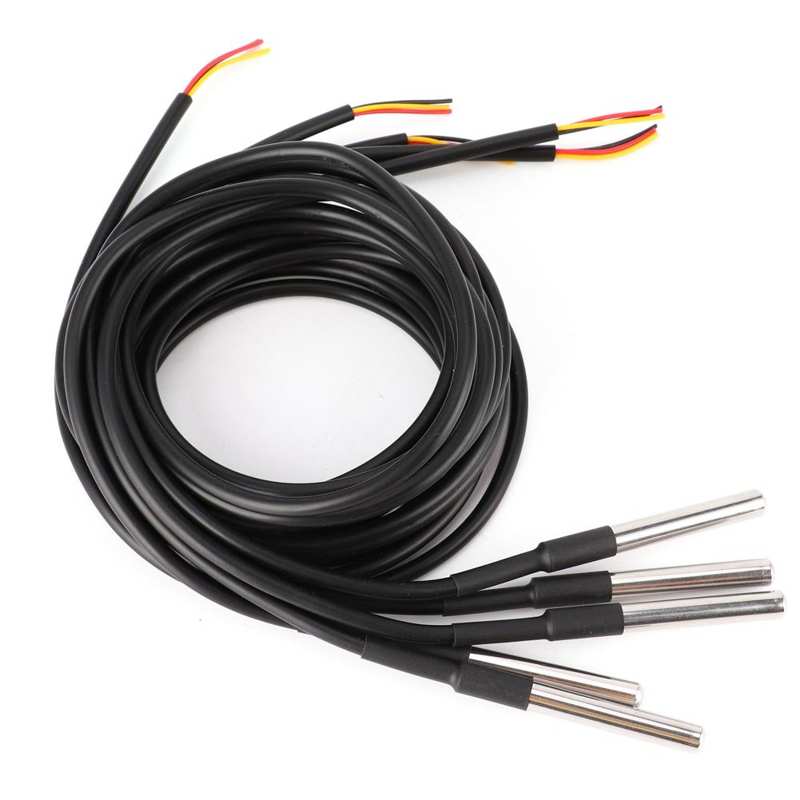 DS18B20 Stainless Steel Waterproof Temperature Thermometer Probe Sensor