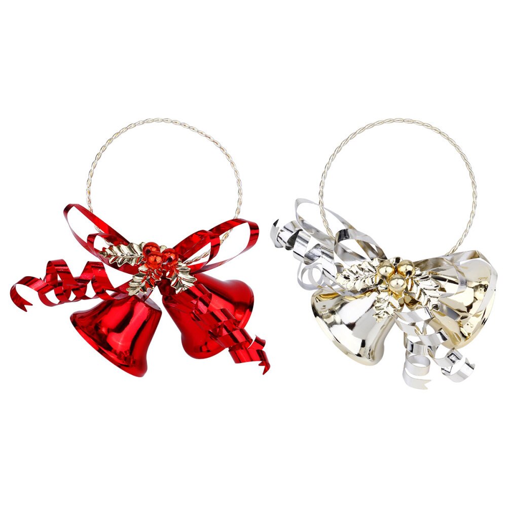 2 Stuks Kerst Bel Ornament Little Decor Bell Ornament Classic Ornament Bell: Default Title