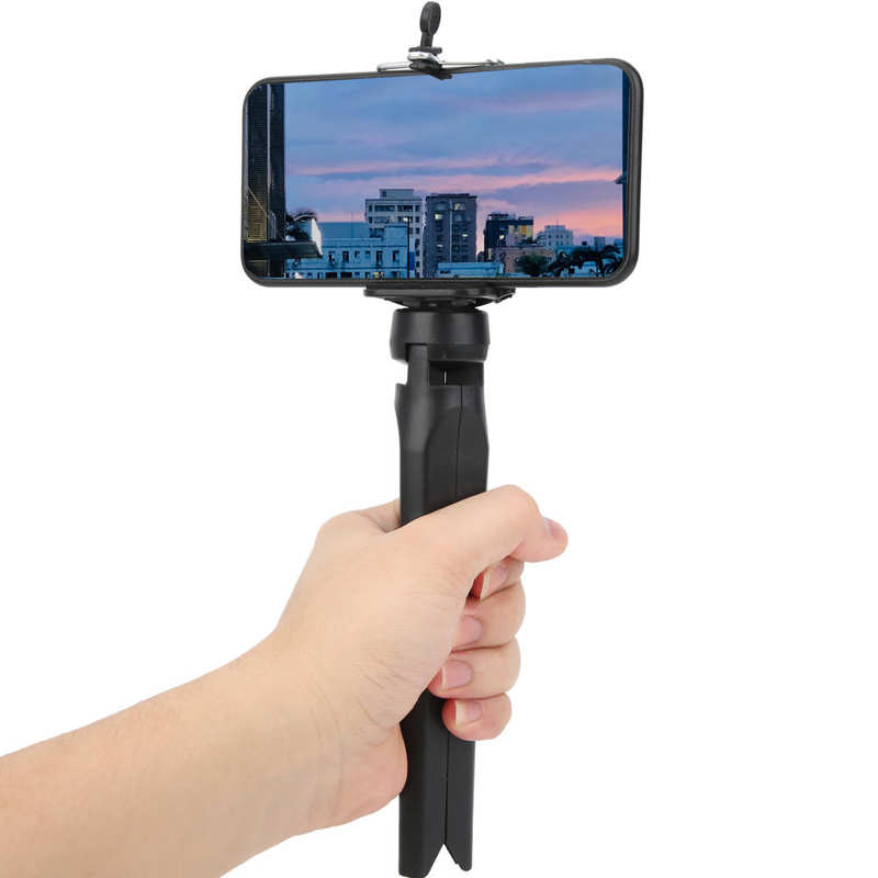 Mini Desktop Statief Draagbare Mobiele Telefoon Stand Beugel Met Telefoon Clip Voor Selfie