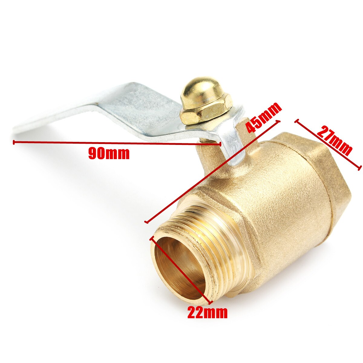 M22 Thread Pressure Washer Ball Valve For Pressure Washer Car Way Cleaner