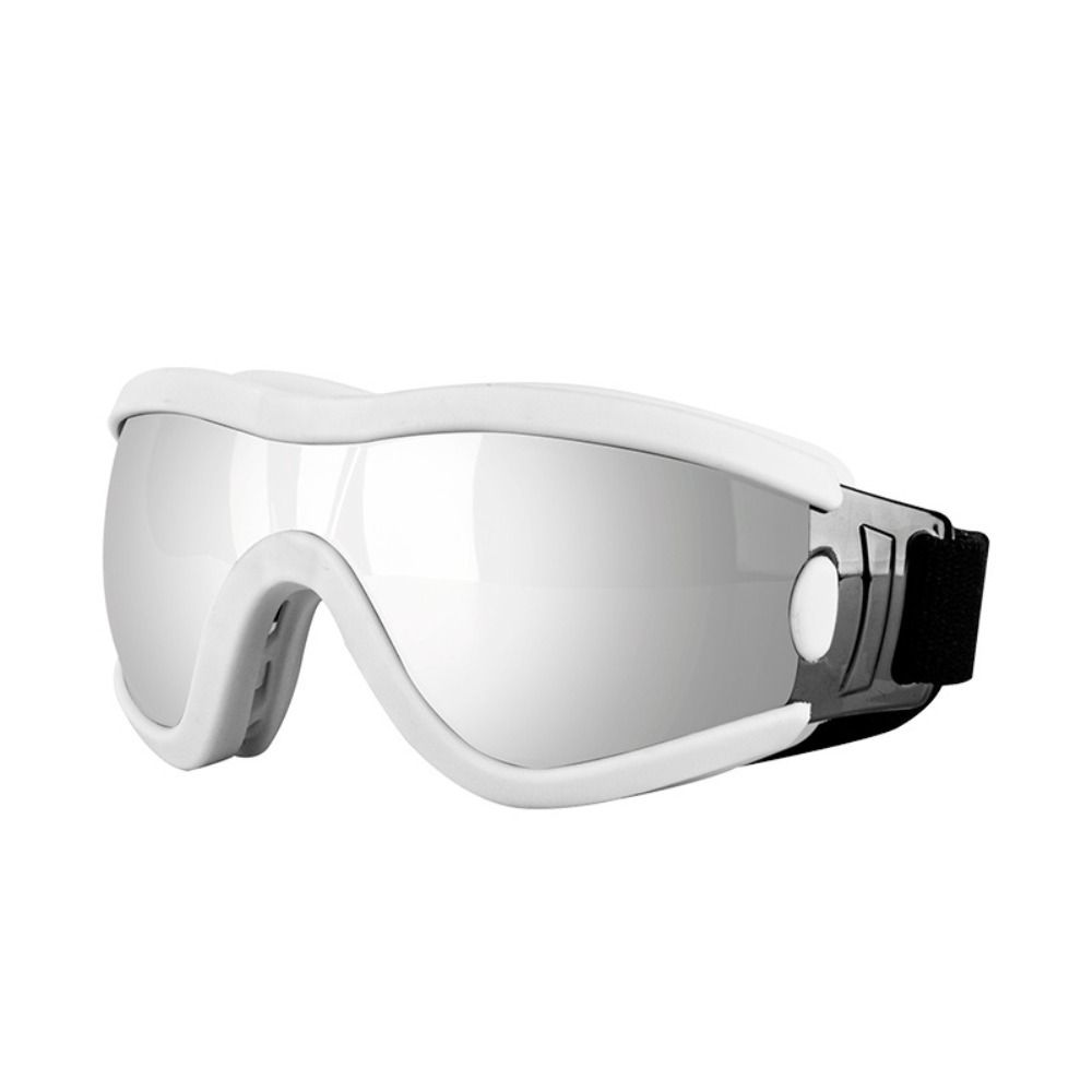 Lunettes de soleil pour chien, sangle réglable, résistantes aux UV, imperméables, coupe-vent, Anti-buée, pour animaux de compagnie, voyage: M / Rouge