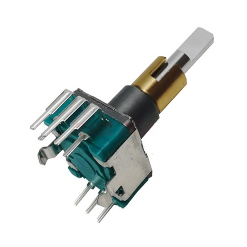 1Pcs 100% EC11EBB24C03 Dual Axis Encoder Met EC11 Schakelaar 30 Positionering Nummer 15 Puls Punt Handvat 25Mm