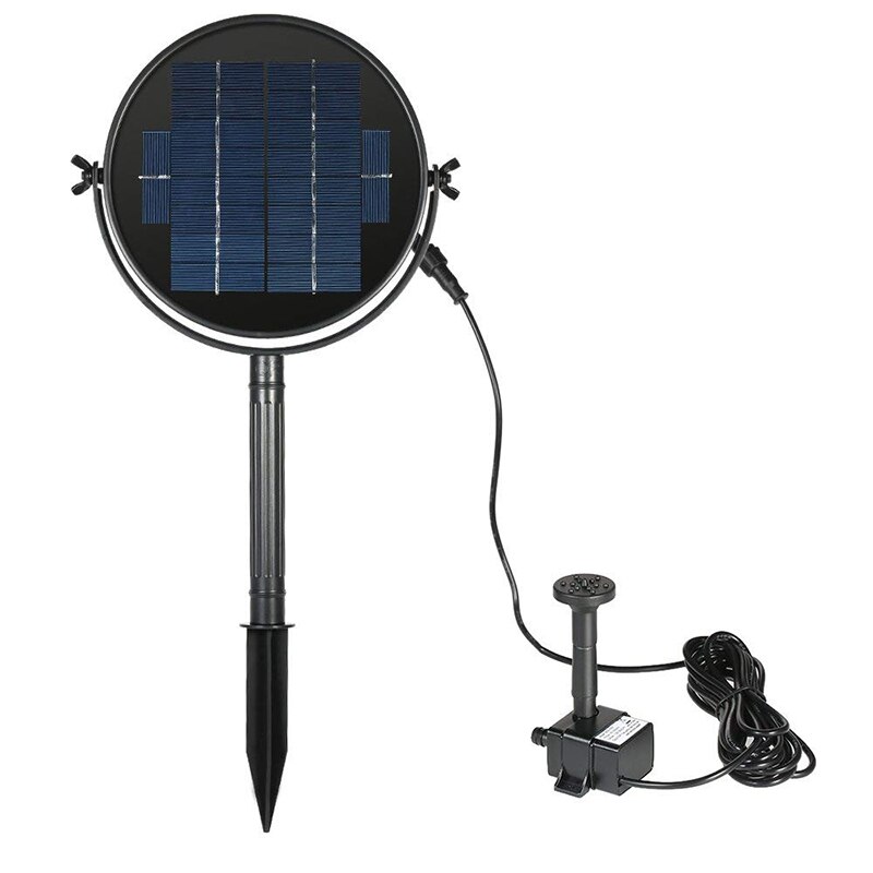 Solar Pomp 9V/1.8W Solar Waterpomp Solar Fontein Zonne-energie Water Pum Kit