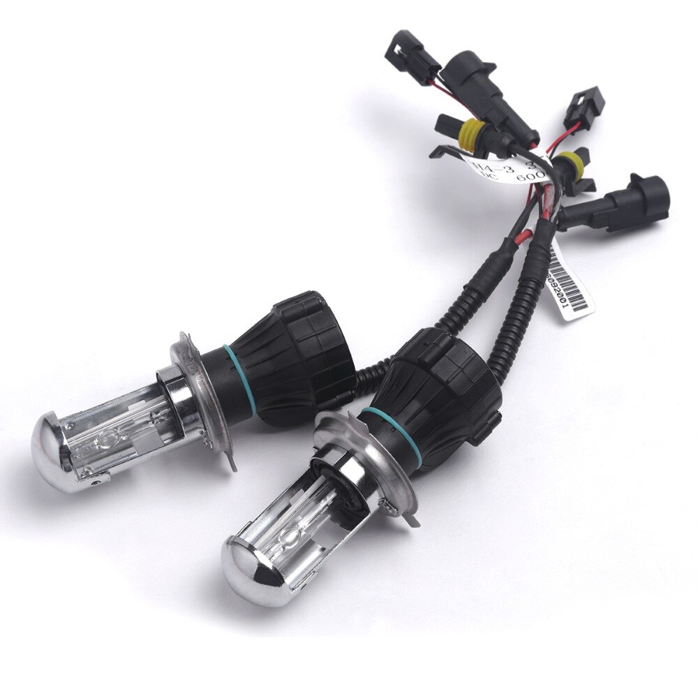 Bombilla Bi xenon H4 55W HID 35W, H4-3 de repuesto Hi Lo H4 Bi xenon H4, luz de faro