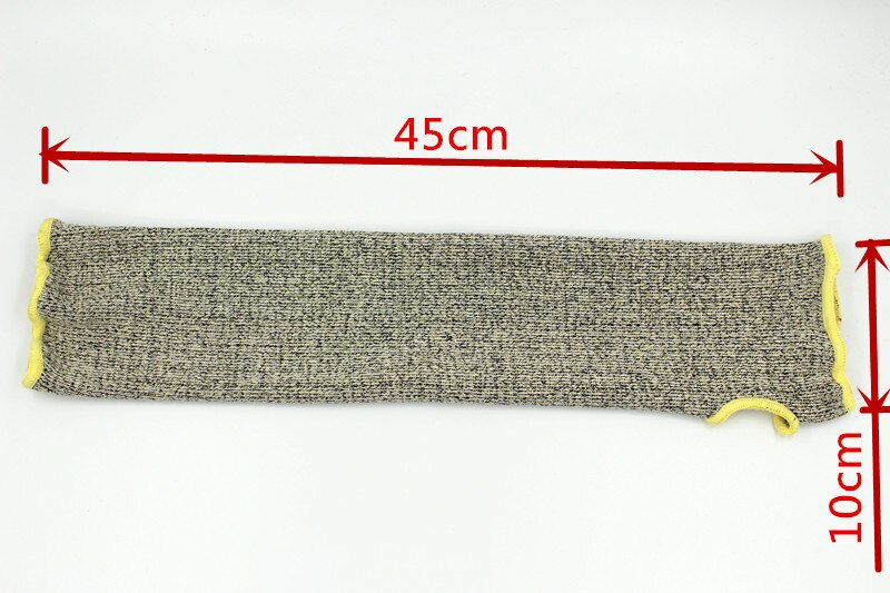 Level 5 Safety Arm Guard Sleeve Anti-cutting Cut-resistant Arm Sleeve Anti-cutting Scalding Long-sleeved Arm Guard Cuffs: Arm Guard  45CM