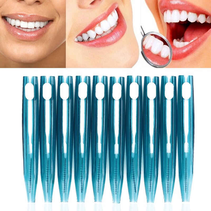 10Pcs Tand Floss Mondhygiëne Dental Floss Zacht Plastic Rager Tandenstoker Gezond Voor Tanden Reinigen Oral Care
