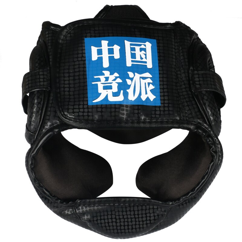 Full-Covered Boxing Helmet Muay Thai PU Leather Training Sparring Boxing Headgear MMA head gear Equipment Safe fit men and women