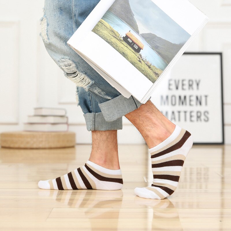 Dippu's no-show bomullsstrumpor korta tubstrumpor lågtoppade fritidsstrumpor studenters strumpor kammad bomull för kvinnor: Ett vitt ris