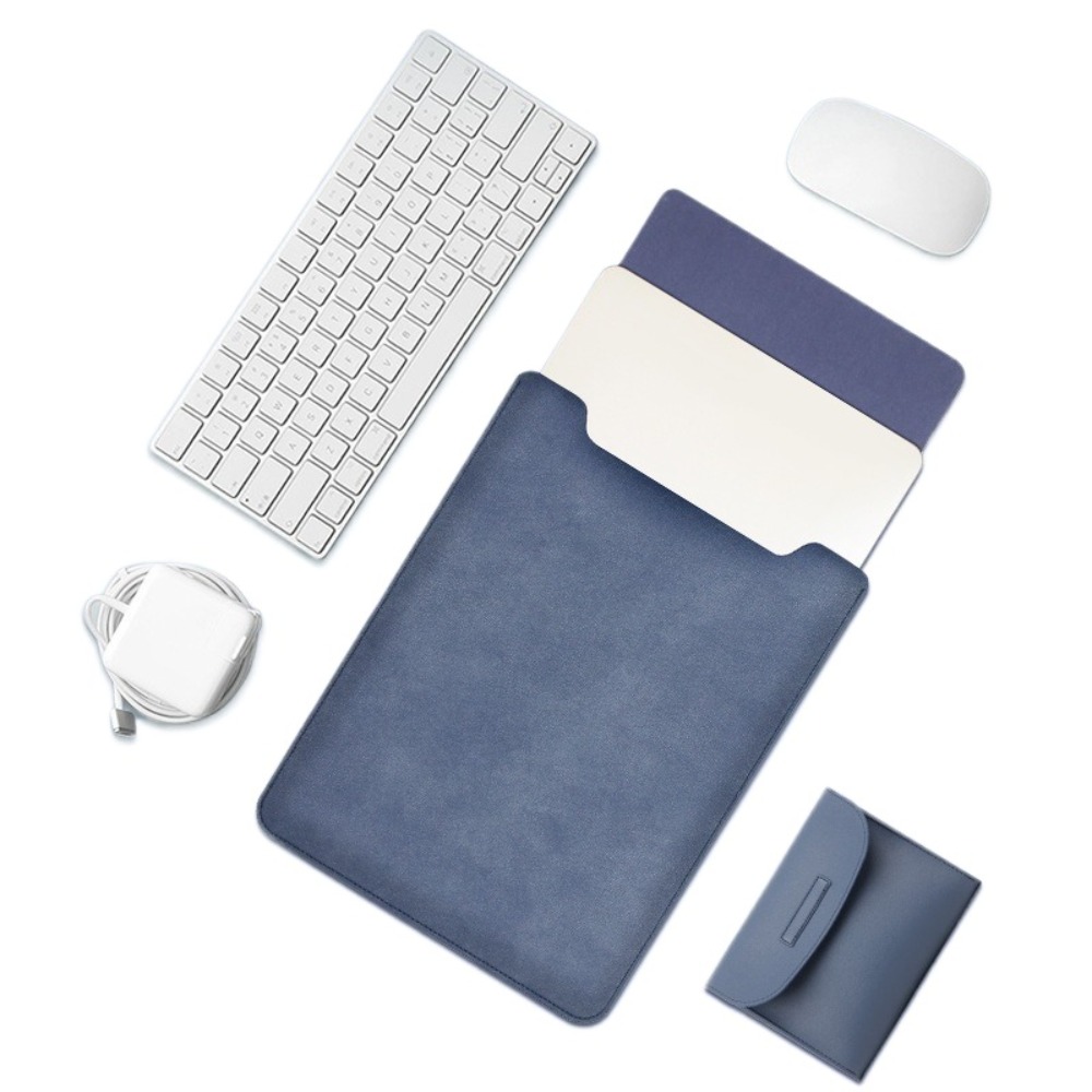 11/13/14/15 tommer stødsikker laptop-sleeve, bærbart farverigt ultrabook-cover, ultratyndt beskyttelsesetui til hp/dell/surface: 15- tommer / Brun