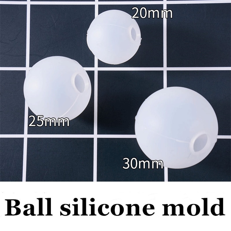 1Set 20/25/30mm DIY crystal Epoxy mold UV glue stereo universe fans your star ball silicone mold