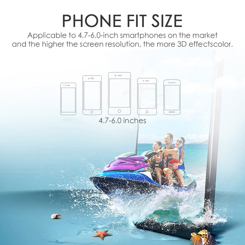 Home 3D VR Glasses Removable Panel Virtual Reality Glasses Universal Object Distance Adjustment VR Headset Glasses Binocular