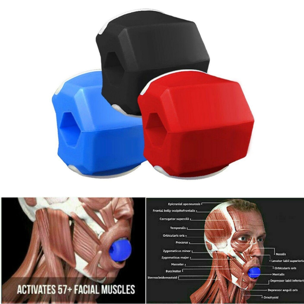 Silikon Kiefer Trainer Gesicht Hals AusüSpund Ball Definieren Ihre Kieferpartie Anti-falten Gesicht Gesichts Toner Wange Kontur ehemalige Trainer