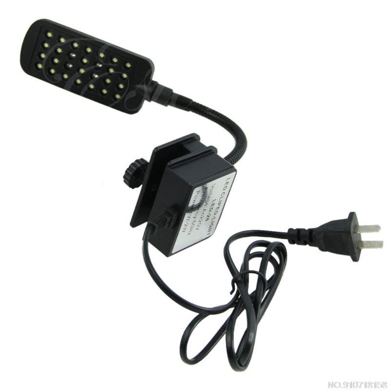 Ampoule LED à clipser pour Aquarium 100-240V, lumière blanche, éclairage pour croissance de plantes aquatiques, directe D18 20