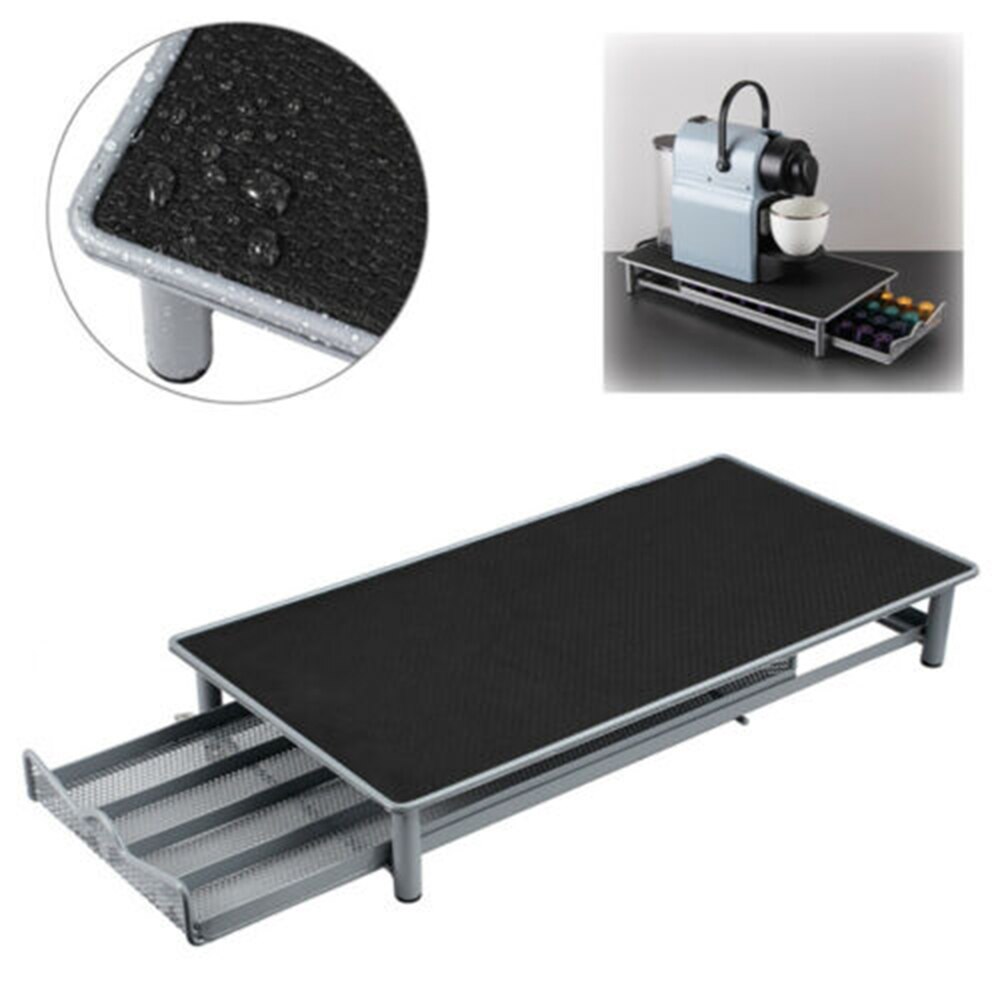 40 Pods Coffee Capsule Organizer Storage Stand Practical Coffee Drawers Capsules Holder For Nespresso Coffee Capsule Shelves