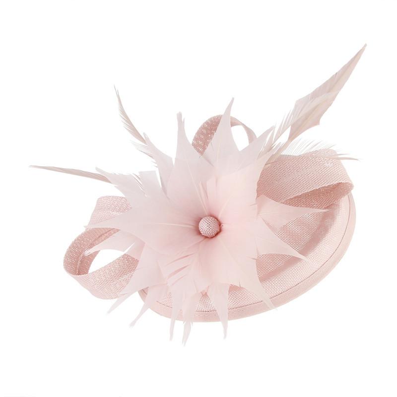 Sombrero de novia para , tocado de novia, tocado de boda, tocado, sombrero de boda al por mayor, sombrero de boda para mujer, pinza de cabeza, boda: Pink